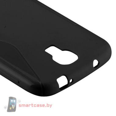 Чехол для Samsung Galaxy S4 силиконовый S-shape (черный)