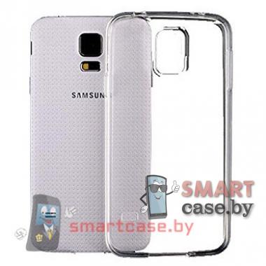 Силиконовый чехол для Samsung Galaxy S5 mini ультратонкий 0,5мм (прозрачный)