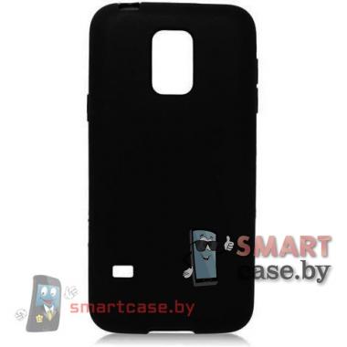 Силиконовый чехол для Samsung Galaxy S5 mini ультратонкий 0,5мм (черный)