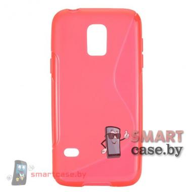 Чехол для Samsung Galaxy S5 mini силиконовый (красный)