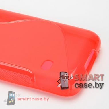 Чехол для Samsung Galaxy S5 mini силиконовый (красный)