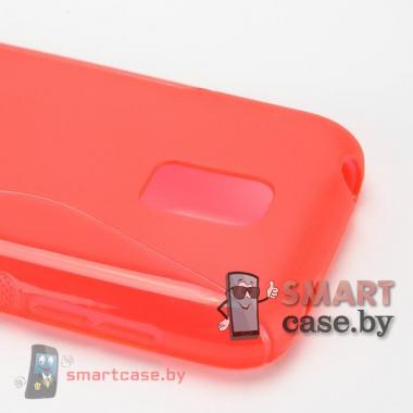 Чехол для Samsung Galaxy S5 mini силиконовый (красный)