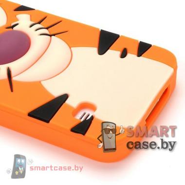 Силиконовый чехол для Samsung Galaxy S5 (тигр)
