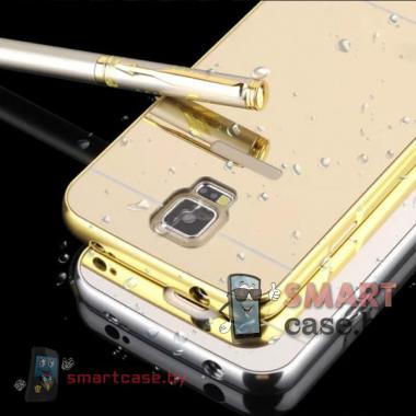Кейс для Samsung Galaxy S5 алюминий+оргстекло (Золото)