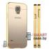 Кейс для Samsung Galaxy S5 алюминий+оргстекло (Золото)