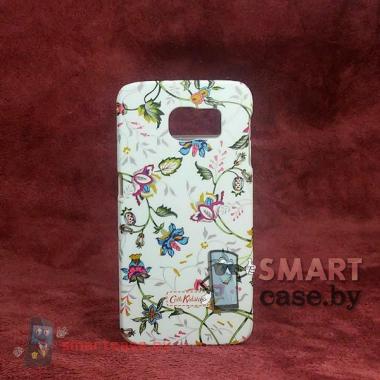 Чехол для Samsung Galaxy S6 Cath Kidston(белый в цветы)