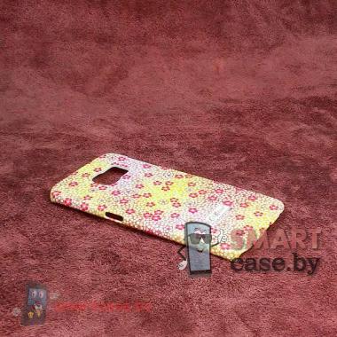 Чехол для Samsung Galaxy S6 edge Cath Kidston (розовый в цветы)
