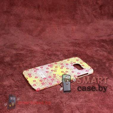 Чехол для Samsung Galaxy S6 edge Cath Kidston (розовый в цветы)