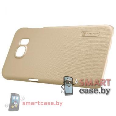Чехол Nillkin для Samsung Galaxy S6 + пленка (Золотой)