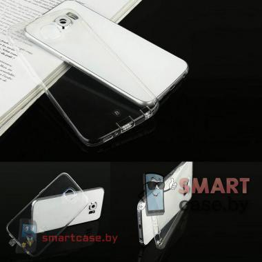 Чехол-накладка для Samsung Galaxy S6 силиконовый от Baseus (прозрачный)