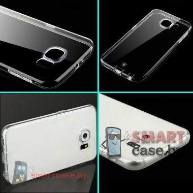 Чехол-накладка для Samsung Galaxy S6 силиконовый от Baseus (прозрачный)