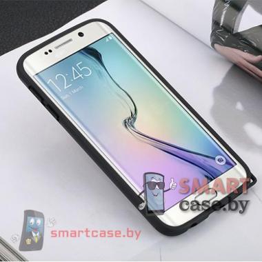 Чехол-накладка для Samsung Galaxy S6 от USAMS силикон + пластик (черный)