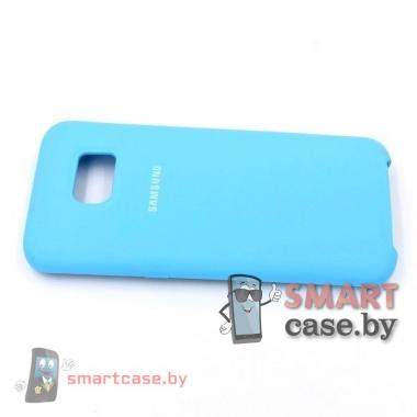 Силиконовый чехол для Samsung Galaxy S7 Edge Silicone Cover (голубой)