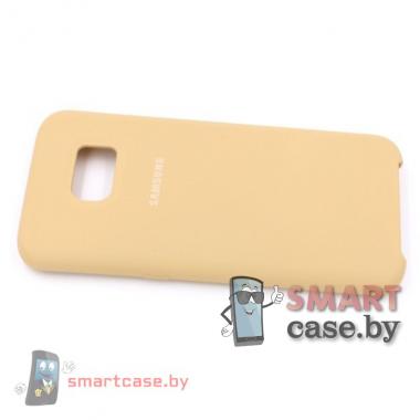 Силиконовый чехол для Samsung Galaxy S7 Edge Silicone Cover (Горчичный)
