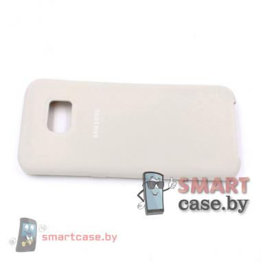 Силиконовый чехол для Samsung Galaxy S7 Edge Silicone Cover (Молочный)
