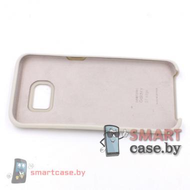 Силиконовый чехол для Samsung Galaxy S7 Edge Silicone Cover (Молочный)