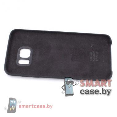 Силиконовый чехол для Samsung Galaxy S7 Edge Silicone Cover EF (Чёрный)