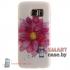 Силиконовый чехол для Samsung Galaxy S7 Edge с картинкой (Красный цветок)