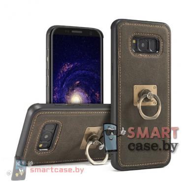 Чехол для Samsung Galaxy S8 G9500 с кольцом CaseMe H3 (Кофе)