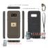 Чехол для Samsung Galaxy S8 G9500 с кольцом CaseMe H3 (Кофе)