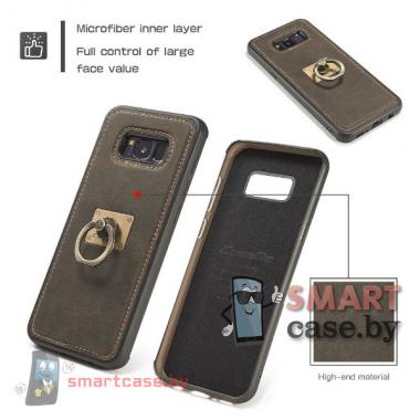 Чехол для Samsung Galaxy S8 G9500 с кольцом CaseMe H3 (Кофе)