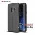 Силиконовый чехол Litchi Skin для Samsung Galaxy S9 (Чёрный)