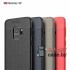 Силиконовый чехол Litchi Skin для Samsung Galaxy S9 (Чёрный)