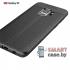 Силиконовый чехол Litchi Skin для Samsung Galaxy S9 (Чёрный)