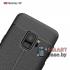 Силиконовый чехол Litchi Skin для Samsung Galaxy S9 (Чёрный)
