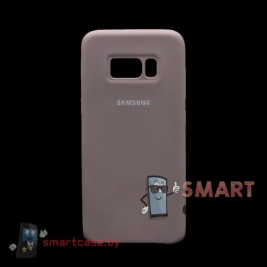 Силиконовый чехол для Samsung Galaxy S8 оригинал (бежевый)