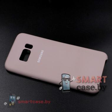 Силиконовый чехол для Samsung Galaxy S8 оригинал (бежевый)