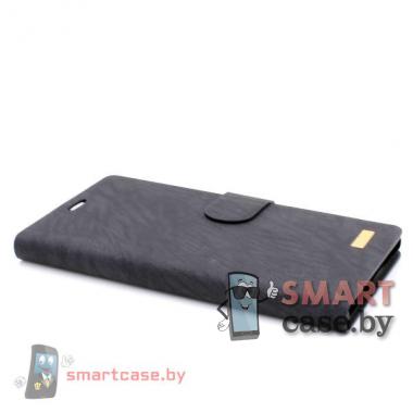 Чехол книжка для Sony Xperia M4 Aqua Rich Boss (черный)