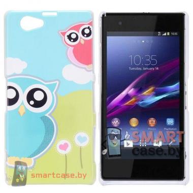 Чехол для Sony Xperia Z1 compact ультратонкий (птичка)