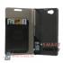 Чехол для Sony Xperia Z1 compact кожаный Crazy Horse (черный)