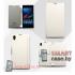 Чехол для Sony Xperia Z1 кожаный KLD (Белый)