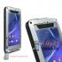Экстремальный чехол для Sony Xperia Z2 металл+силикон+gorilla glass Love Mei (металлик)
