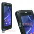 Экстремальный чехол для Sony Xperia Z2 металл+силикон+gorilla glass Love Mei (черный)