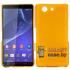 Чехол для Sony Xperia Z3 mini ультраглянцевый Mercury (оранжевый)
