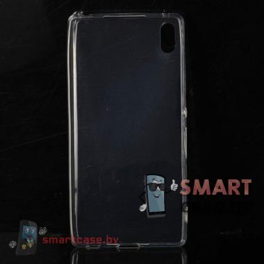 Силиконовый чехол для Sony Xperia Z4 ультратонкий (прозрачный)