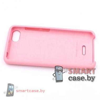 Силиконовый чехол Silicone Cover для Xiaomi Redmi 6A (розовый)