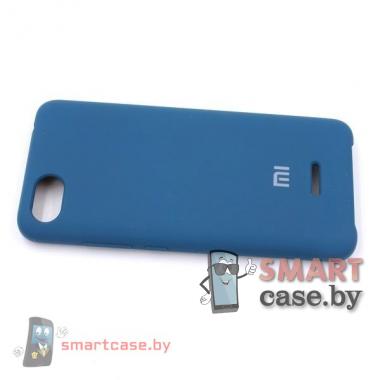 Силиконовый чехол Silicone Cover для Xiaomi Redmi 6A (морская волна)