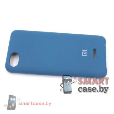 Силиконовый чехол Silicone Cover для Xiaomi Redmi 6A (морская волна)