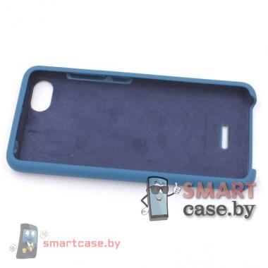 Силиконовый чехол Silicone Cover для Xiaomi Redmi 6A (морская волна)