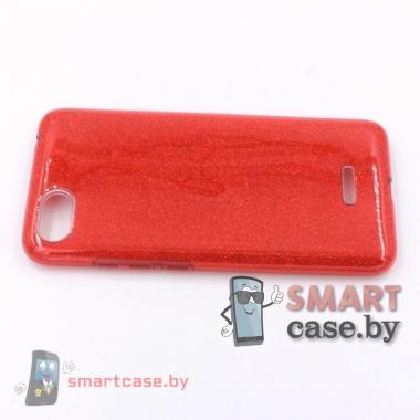 Силиконовый чехол для Xiaomi Redmi 6A 3в1 (красный)