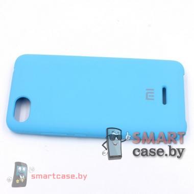 Силиконовый чехол Silicone Cover для Xiaomi Redmi 6A (голубой)