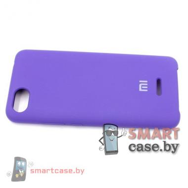 Силиконовый чехол Silicone Cover для Xiaomi Redmi 6A (фиолетовый)