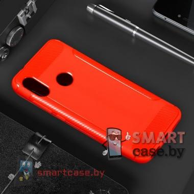 Силиконовый противоскользящий чехол для Xiaomi Redmi 6 Pro (MI A2 Lite) (красный)