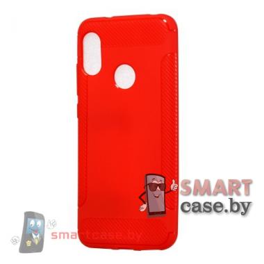 Силиконовый противоскользящий чехол для Xiaomi Redmi 6 Pro (MI A2 Lite) (красный)