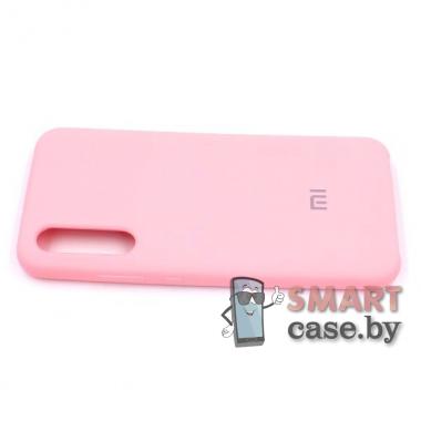 Силиконовый чехол Silicone Cover для Xiaomi Mi A3 (Розовый)
