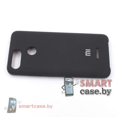 Силиконовый чехол Silicone Cover для Xiaomi Redmi 6 (чёрный)